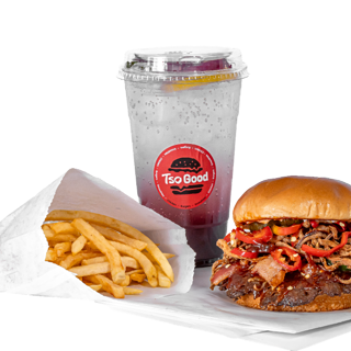 Meal B5: Single Texas Roadhouse Cheeseburger