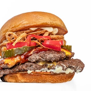 Double Texas Roadhouse Cheeseburger