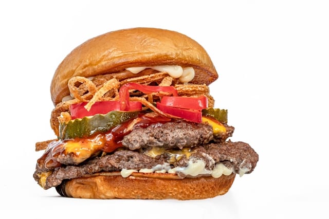 Double Texas Roadhouse Cheeseburger.