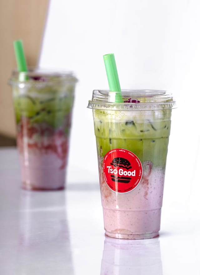 Strawberry Matcha Latte.