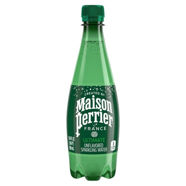 Perrier Carbonated Mineral Water.