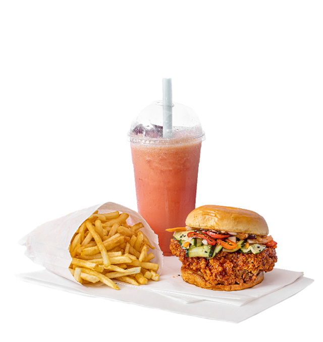 Meal C5: K-Seoul Chicken Sandwich.