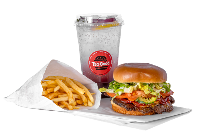 Meal B3: Single Da-Deluxe Cheeseburger.