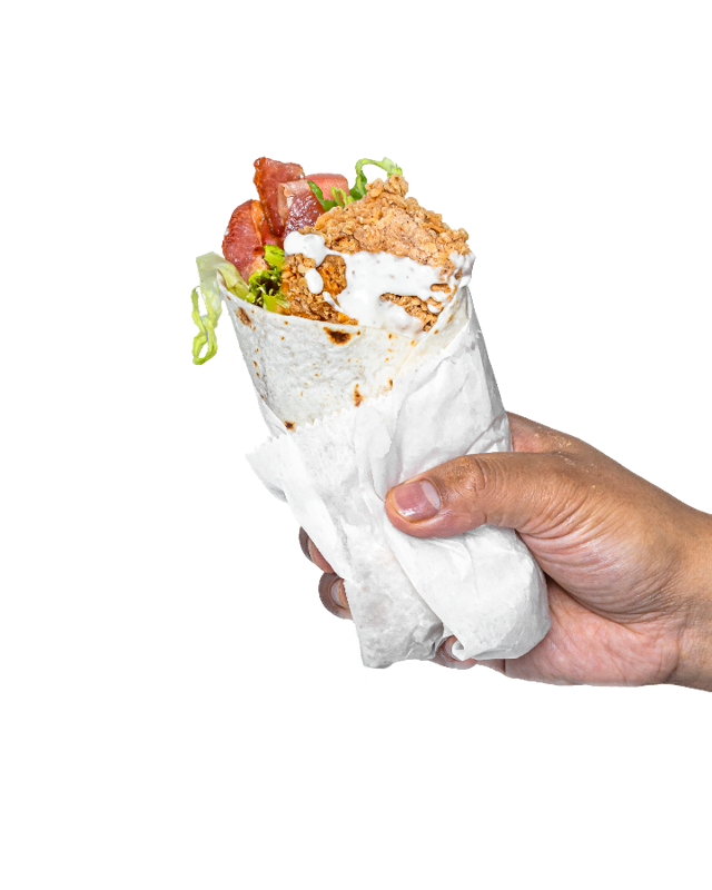 Meal W3: Club Ranch Chicken Wrap.