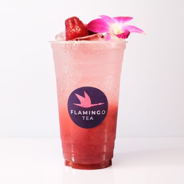 Sparkling Strawberry-Yuzu Lemonade.