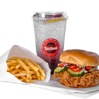 Meal C2: Hot Hot Honey Chicken Sandwich